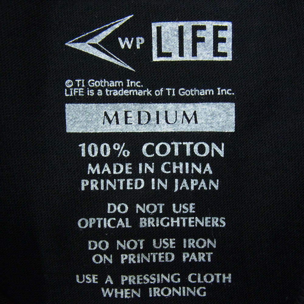 アークネッツ WP × LIFE Madonna tee マドンナ プリント Tシャツ ブラック系 M【新古品】【未使用】【中古】