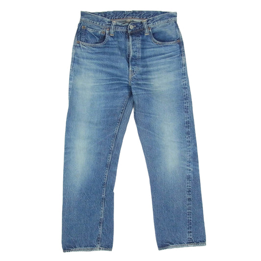 WAREHOUSE ウエアハウス 2ND-HAND 1001 USED WASH セコハン ユーズド加工 デニムパンツ インディゴブルー系 31【中古】