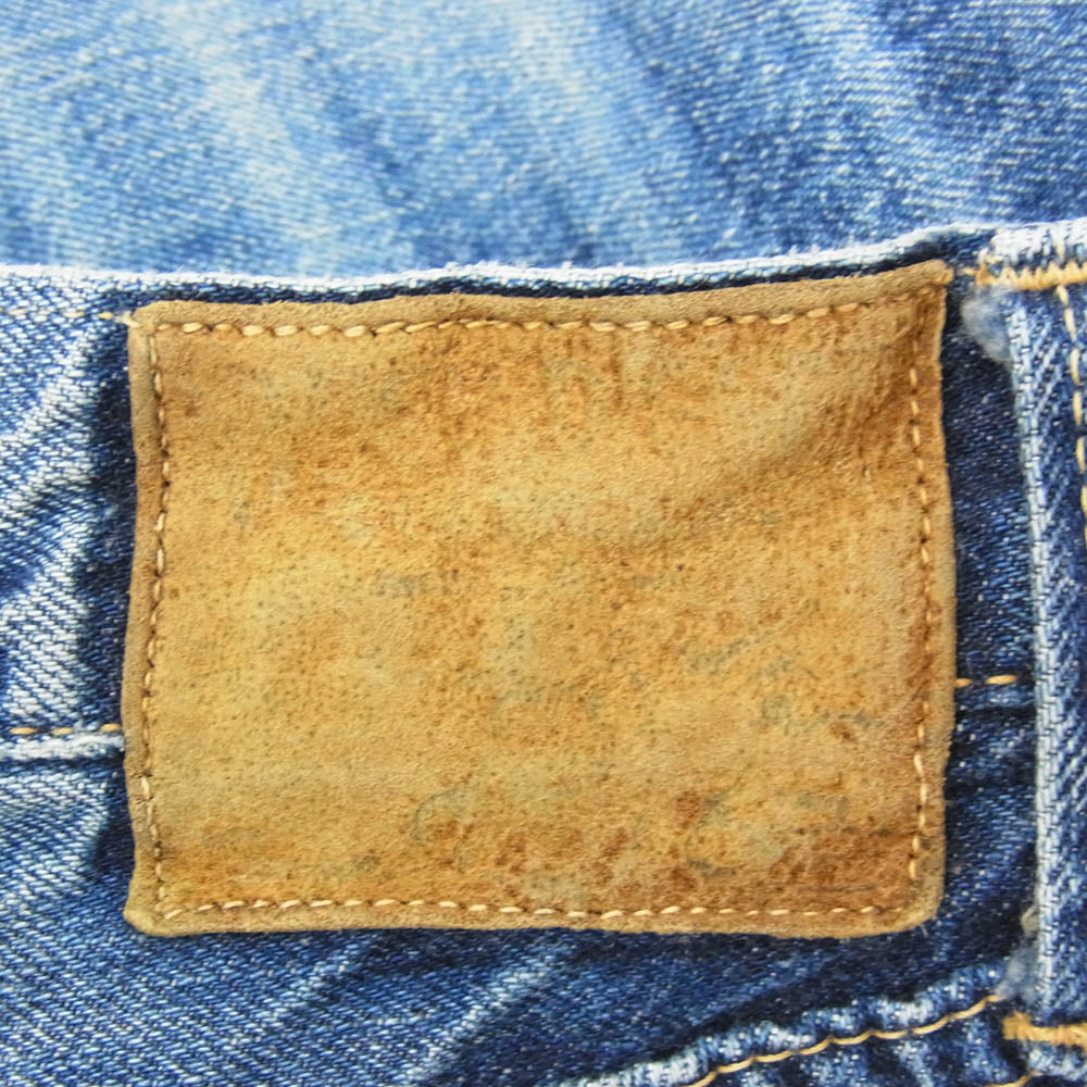 WAREHOUSE ウエアハウス 2ND-HAND 1001 USED WASH セコハン ユーズド加工 デニムパンツ インディゴブルー系 31【中古】