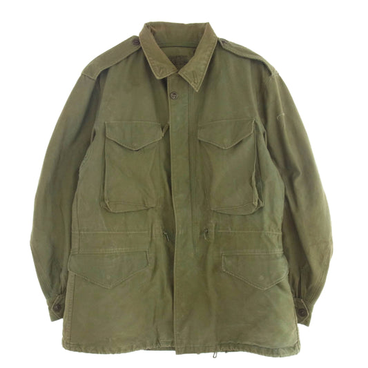 米軍 ヴィンテージ 50s M-51 M-1951 Phila Q M Depot 8405-255-8587 Field Jacket フィールド ジャケット カーキ系 M【中古】