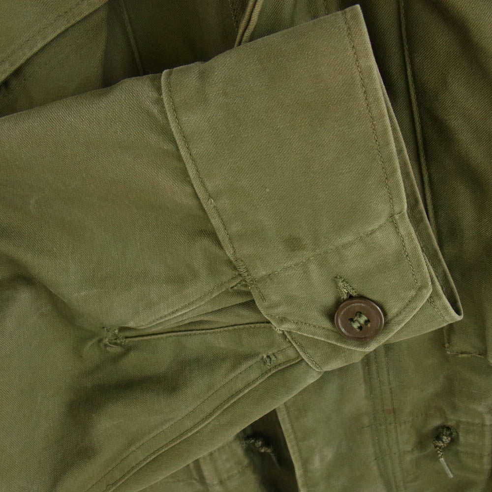 米軍 ヴィンテージ 50s M-51 M-1951 Phila Q M Depot 8405-255-8587 Field Jacket フィールド ジャケット カーキ系 M【中古】