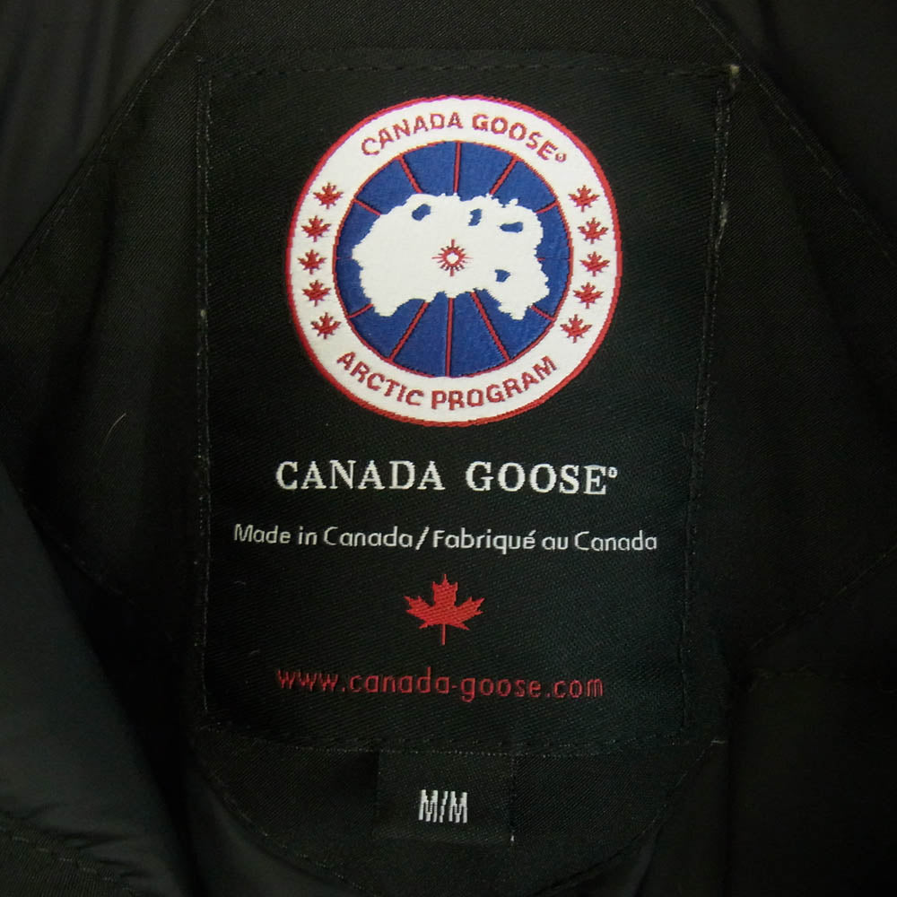 CANADA GOOSE カナダグース 4567JM グリフィンインターナショナルタグ CITADEL PARKA シタデル パーカ ダウンジャケット コート ブラック系 M【中古】