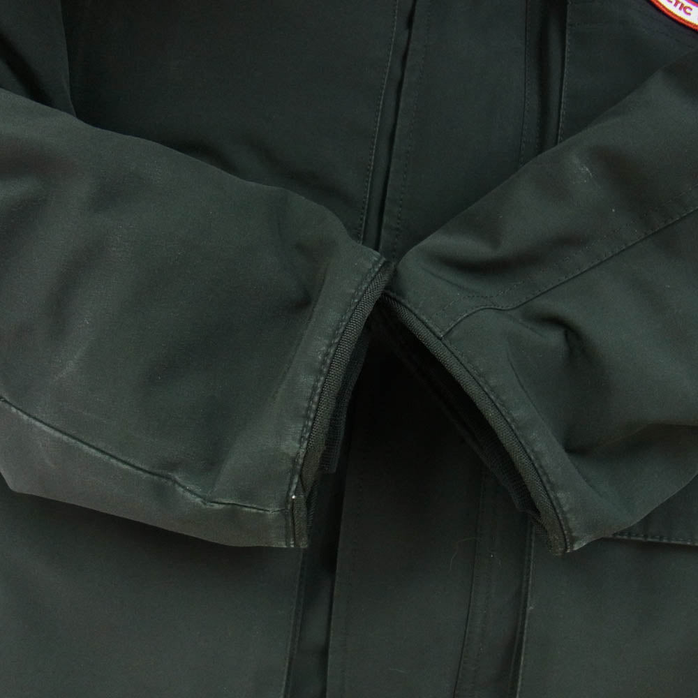CANADA GOOSE カナダグース 4567JM グリフィンインターナショナルタグ CITADEL PARKA シタデル パーカ ダウンジャケット コート ブラック系 M【中古】