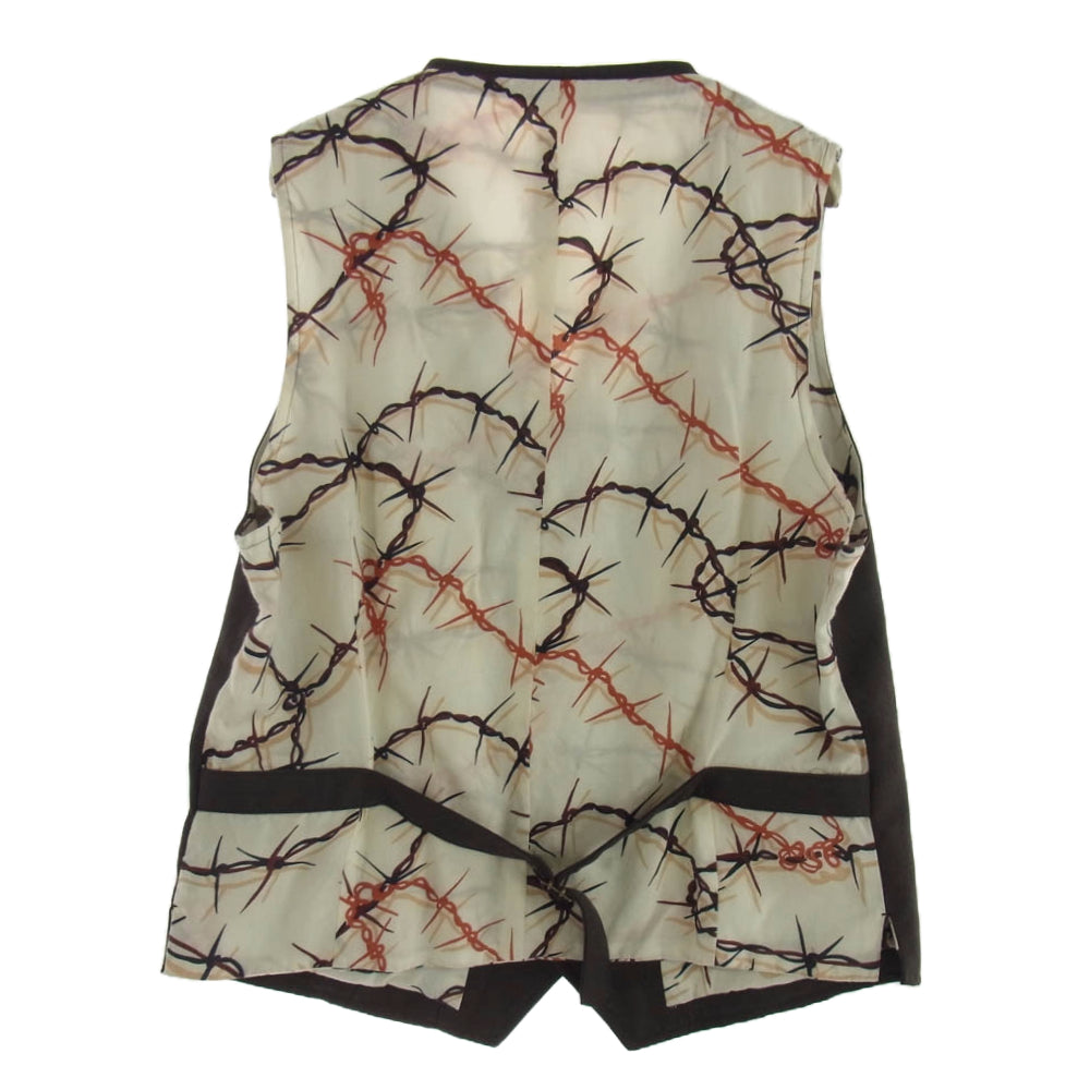 TENDERLOIN テンダーロイン TSJV-63001-07 × THE STYLIST JAPAN スタイリストジャパン 有刺鉄線 ベスト ブラウン系 M【中古】