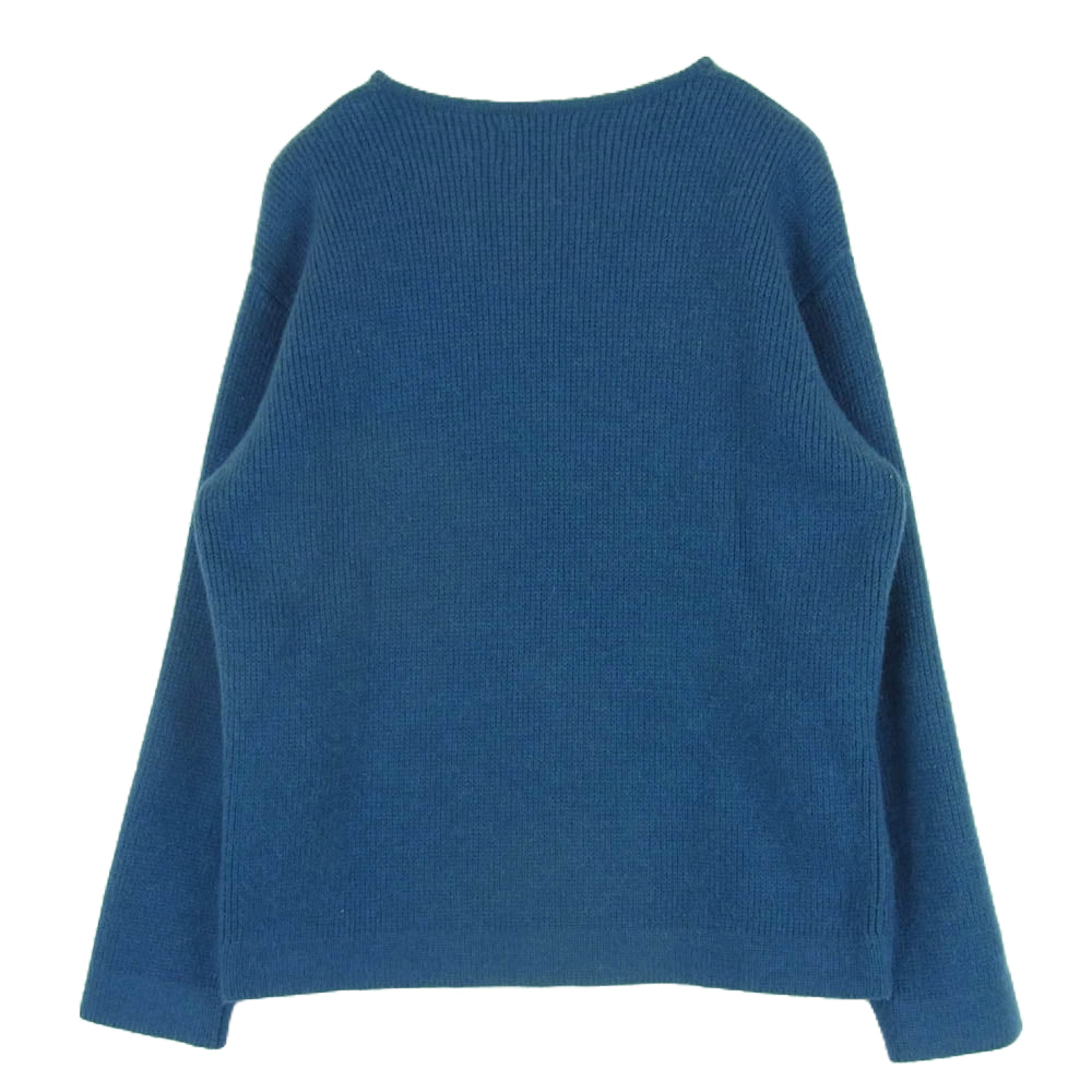 TENDERLOIN テンダーロイン T-SWEATER V Vネック ウール ニット セーター 日本製 ブルー系 XL【中古】