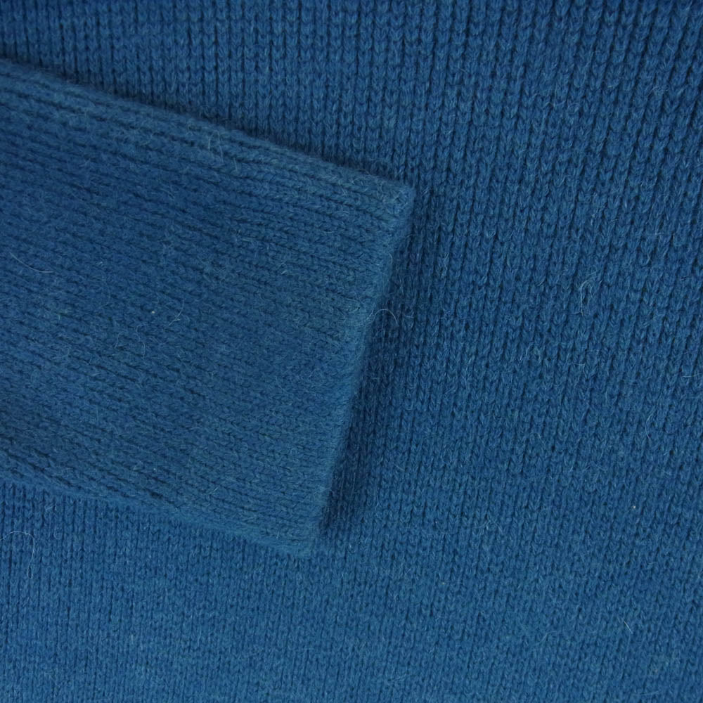 TENDERLOIN テンダーロイン T-SWEATER V Vネック ウール ニット セーター 日本製 ブルー系 XL【中古】
