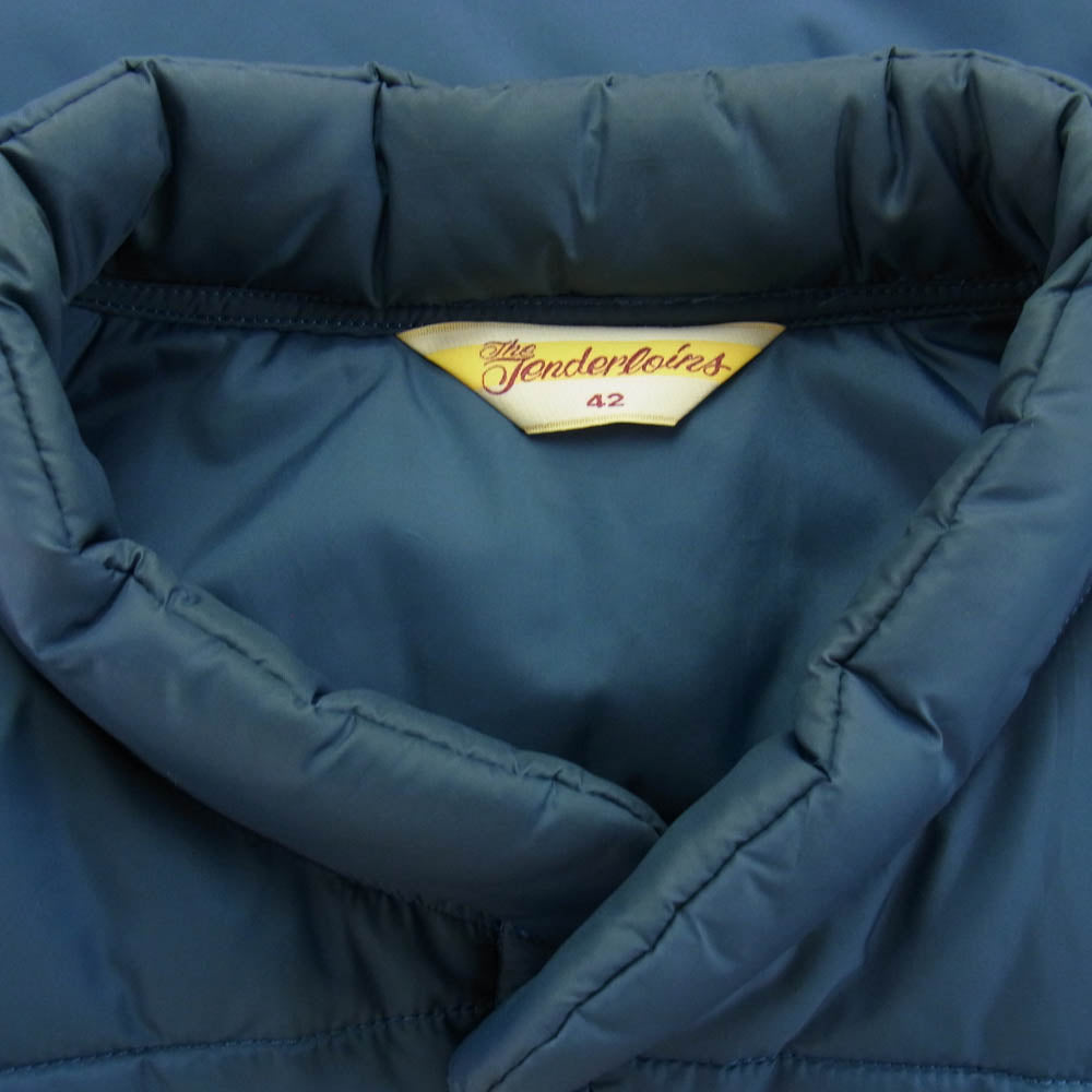 TENDERLOIN テンダーロイン T-NRA VEST 中綿 ベスト ネイビー系 42【中古】