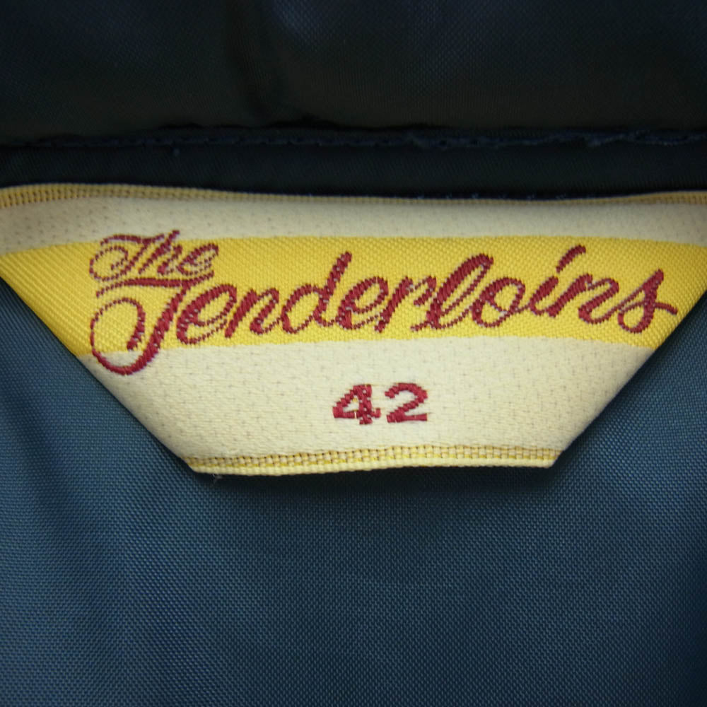 TENDERLOIN テンダーロイン T-NRA VEST 中綿 ベスト ネイビー系 42【中古】
