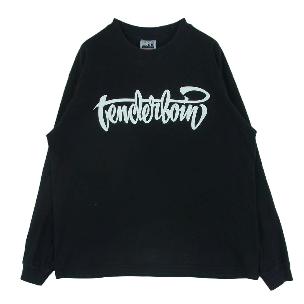 TENDERLOIN テンダーロイン T-TEE L/S BS ボルネオスカル ロングスリーブ カットソー 長袖 Tシャツ ブラック系 L【中古】