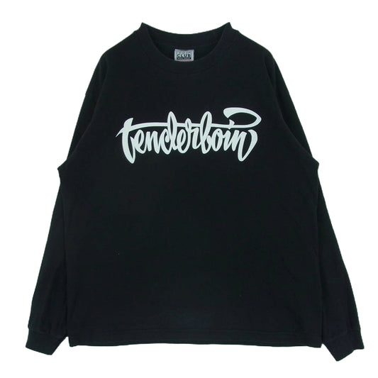 TENDERLOIN テンダーロイン T-TEE L/S BS ボルネオスカル ロングスリーブ カットソー 長袖 Tシャツ ブラック系 L【中古】