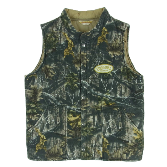 TENDERLOIN テンダーロイン T-NRA VEST SF カモフラージュ 中綿 ベスト モスグリーン系 カーキ系 42【中古】