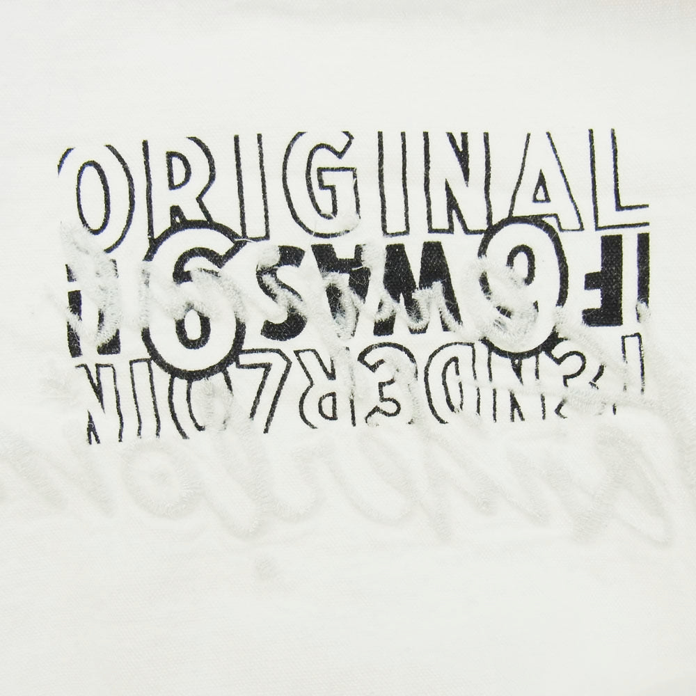 TENDERLOIN テンダーロイン T-STAND SHT CHAMBRAY L/S スタンダード シャンブレー シャツ スタンドカラー 長袖 ホワイト系 S【中古】