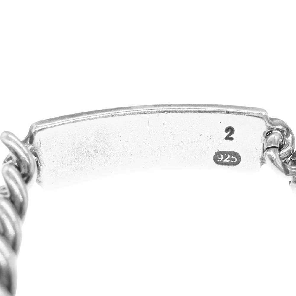 RRL ダブルアールエル ID BRACELET ブレスレット シルバー系【中古】