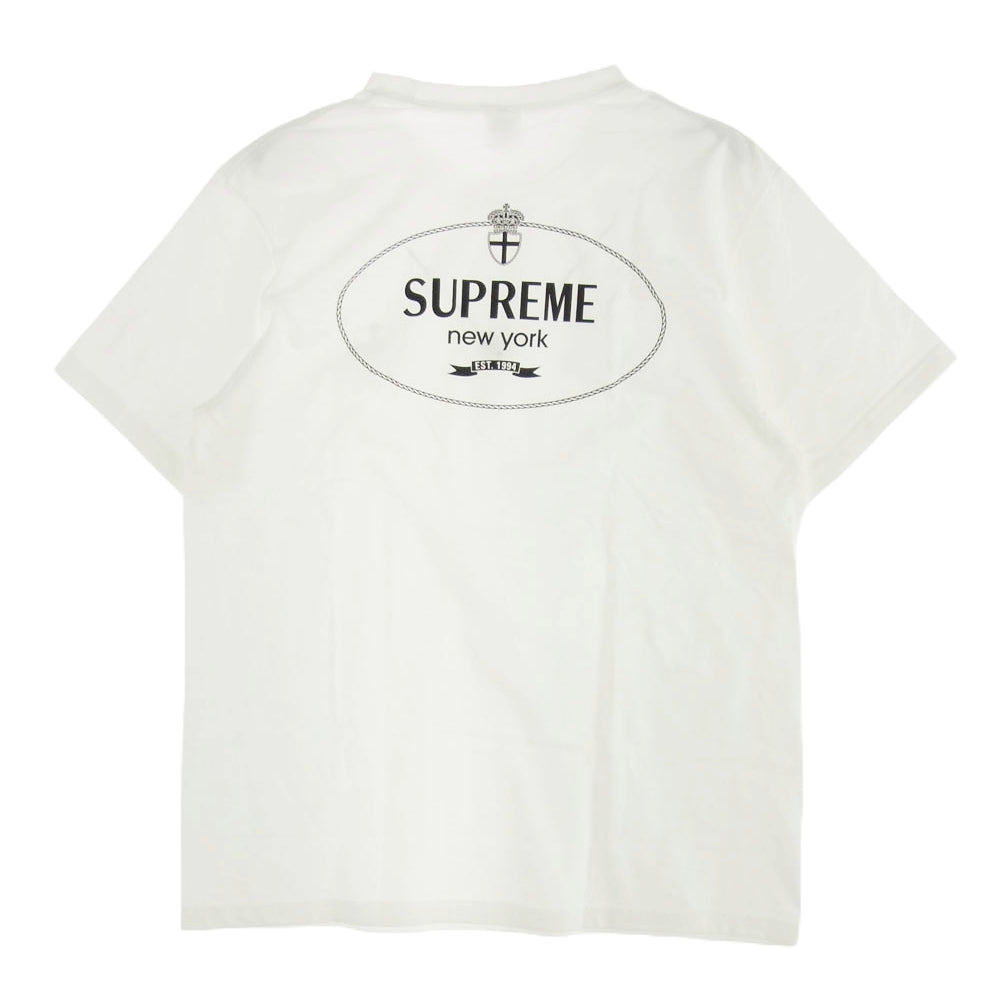 Supreme シュプリーム 24AW crest tee クレスト Tシャツ ホワイト系 L【新古品】【未使用】【中古】