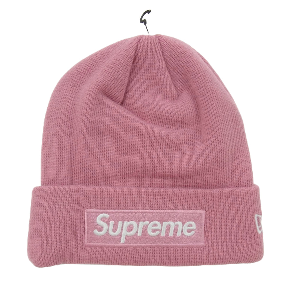 Supreme シュプリーム 24AW New Era Box Logo Beanie ニューエラ ボックスロゴ ビーニー ピンク系【新古品】【未使用】【中古】
