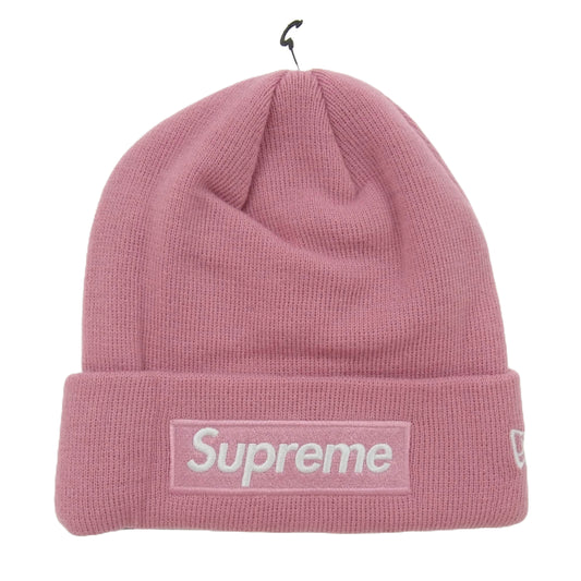 Supreme シュプリーム 24AW New Era Box Logo Beanie ニューエラ ボックスロゴ ビーニー ピンク系【新古品】【未使用】【中古】