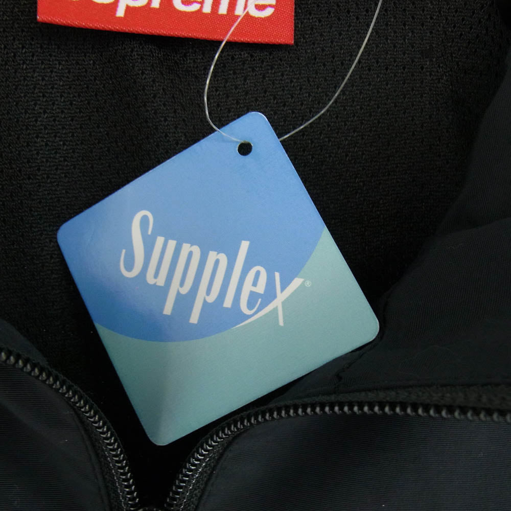 Supreme シュプリーム 25SS Contrast Zip Track Jacket ナイロン ジップアップ トラック ジャケット ブラック系 L【美品】【中古】