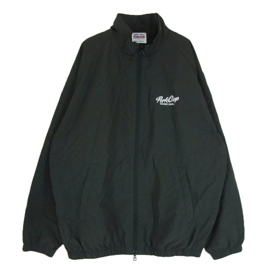PORKCHOP ポークチョップ OVAL LOGO NYLON JKT バックプリント ナイロンジャケット グリーン系 XL【中古】