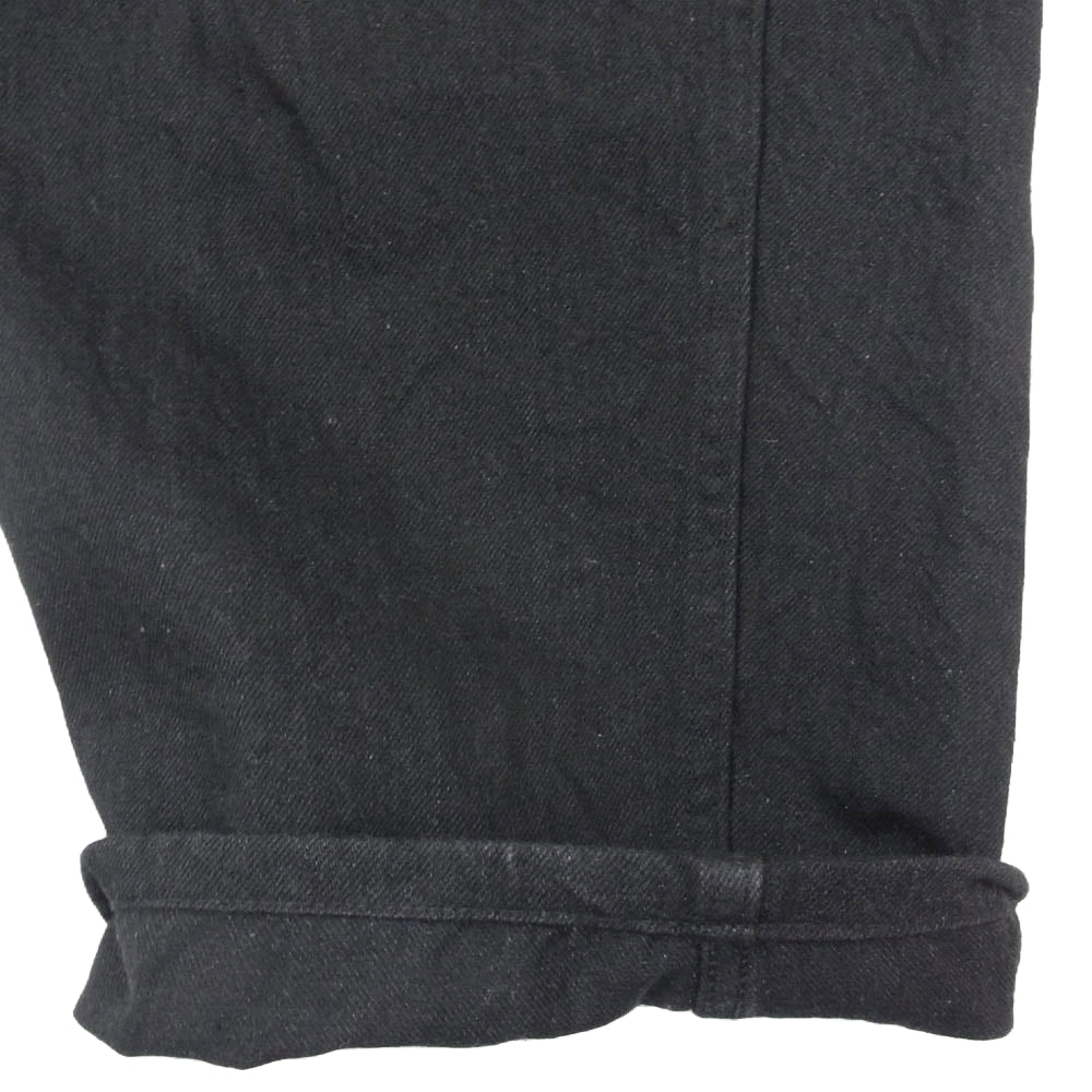 COMOLI コモリ 22AW W03-03001 ベルテッド ワイド ボタンフライ デニム 