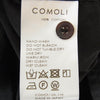 COMOLI コモリ 24SS Z01-02017 KHADI コットン オープンカラー 半袖 シャツ ブラック系 1【中古】