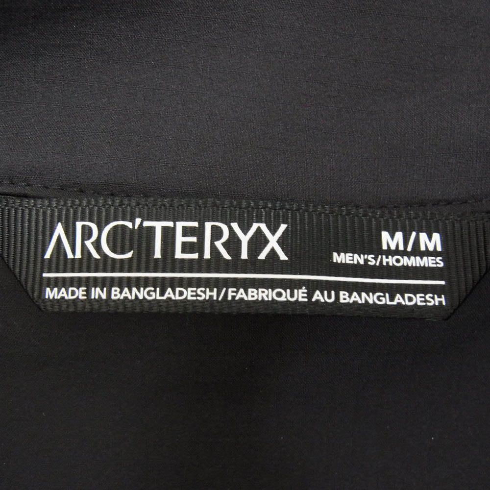 ARC'TERYX アークテリクス X000007745 SQUAMISH JACKET スコー ミッシュ ナイロン ジャケット ブラック系 M【新古品】【未使用】【中古】