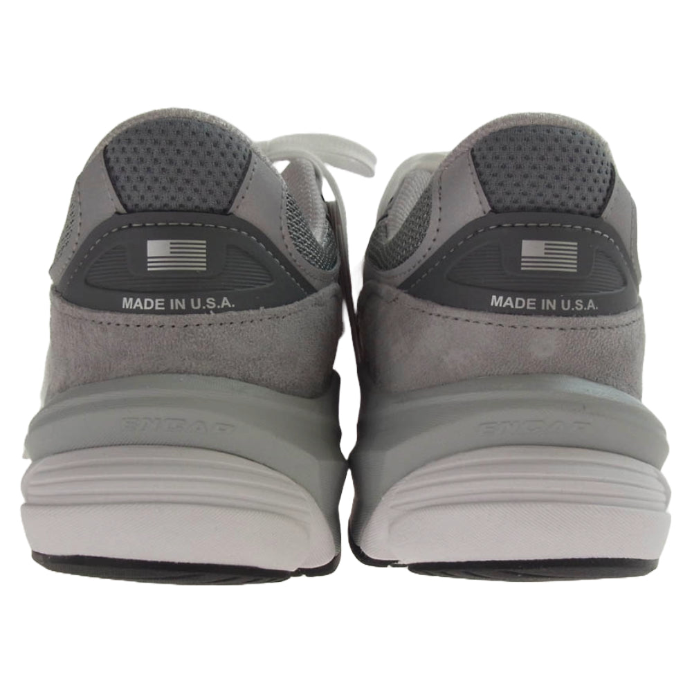 NEW BALANCE ニューバランス M990GL6 USA製 990 スエード切替 ローカット スニーカー グレー系 28.5cm【新古品】【未使用】【中古】