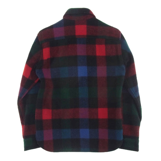 HOLLYWOOD RANCH MARKET ハリウッドランチマーケット USA製 ウールリッチファブリック ウール チェック シャツ マルチカラー系 S【中古】