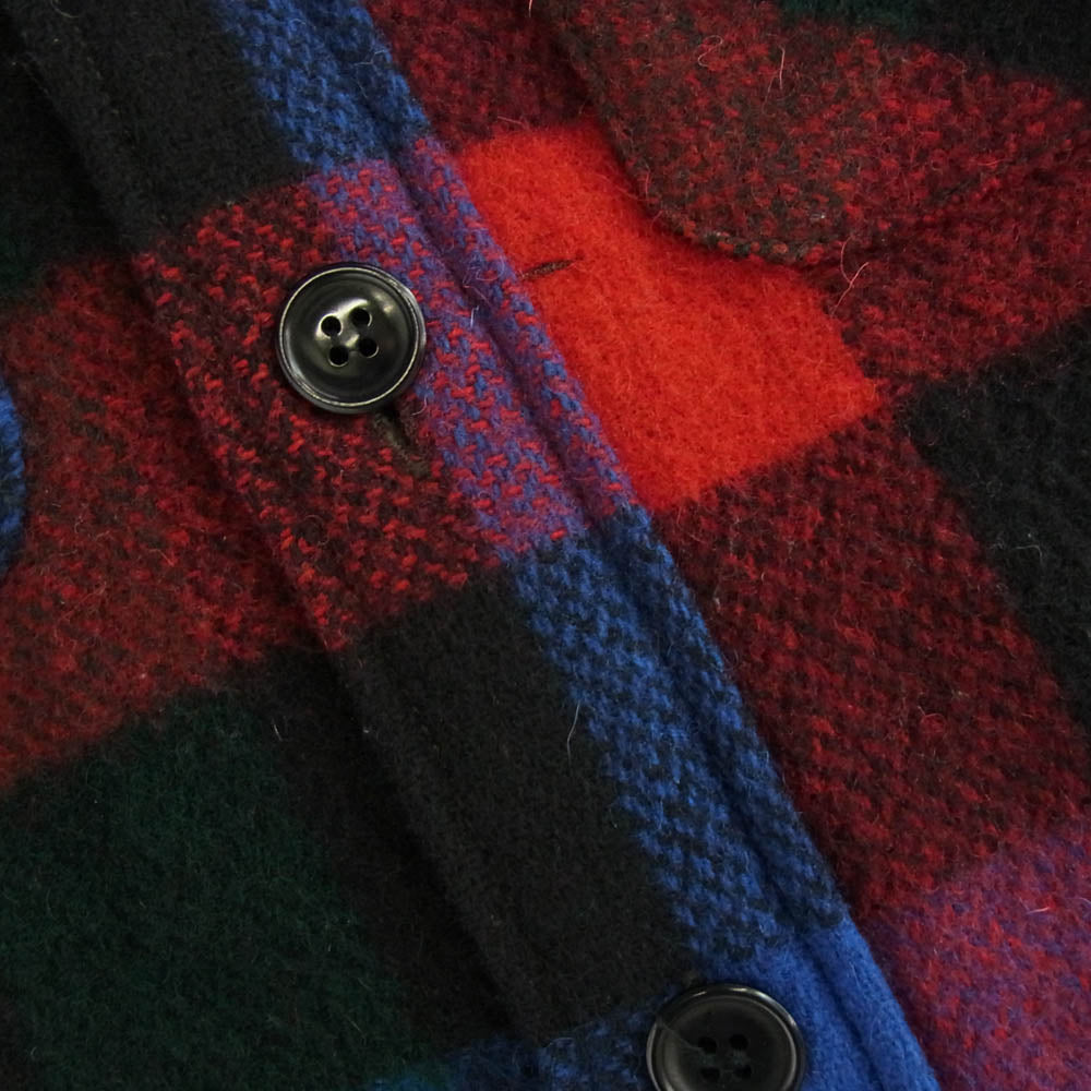 HOLLYWOOD RANCH MARKET ハリウッドランチマーケット USA製 ウールリッチファブリック ウール チェック シャツ マルチカラー系 S【中古】