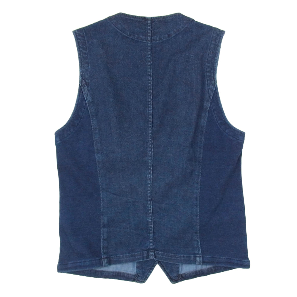 HOLLYWOOD RANCH MARKET ハリウッドランチマーケット INDIGO DYE インディゴ ワーク ベスト インディゴブルー系 M【中古】