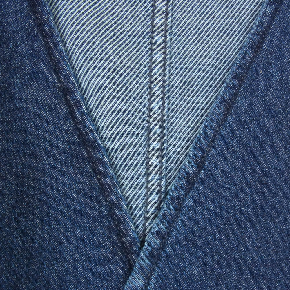 HOLLYWOOD RANCH MARKET ハリウッドランチマーケット INDIGO DYE インディゴ ワーク ベスト インディゴブルー系 M【中古】