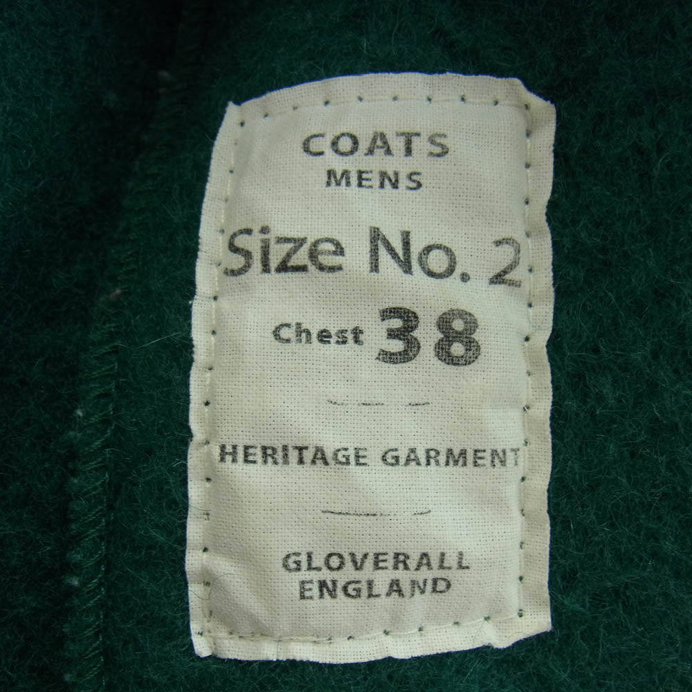 Gloverall グローバーオール 英国製 ダッフル コート グリーン系 USA 38【中古】