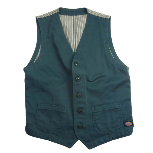 The Stylist Japan ザスタイリストジャパン × DICKIES ディッキーズ ワーク ベスト グリーン系 S【中古】