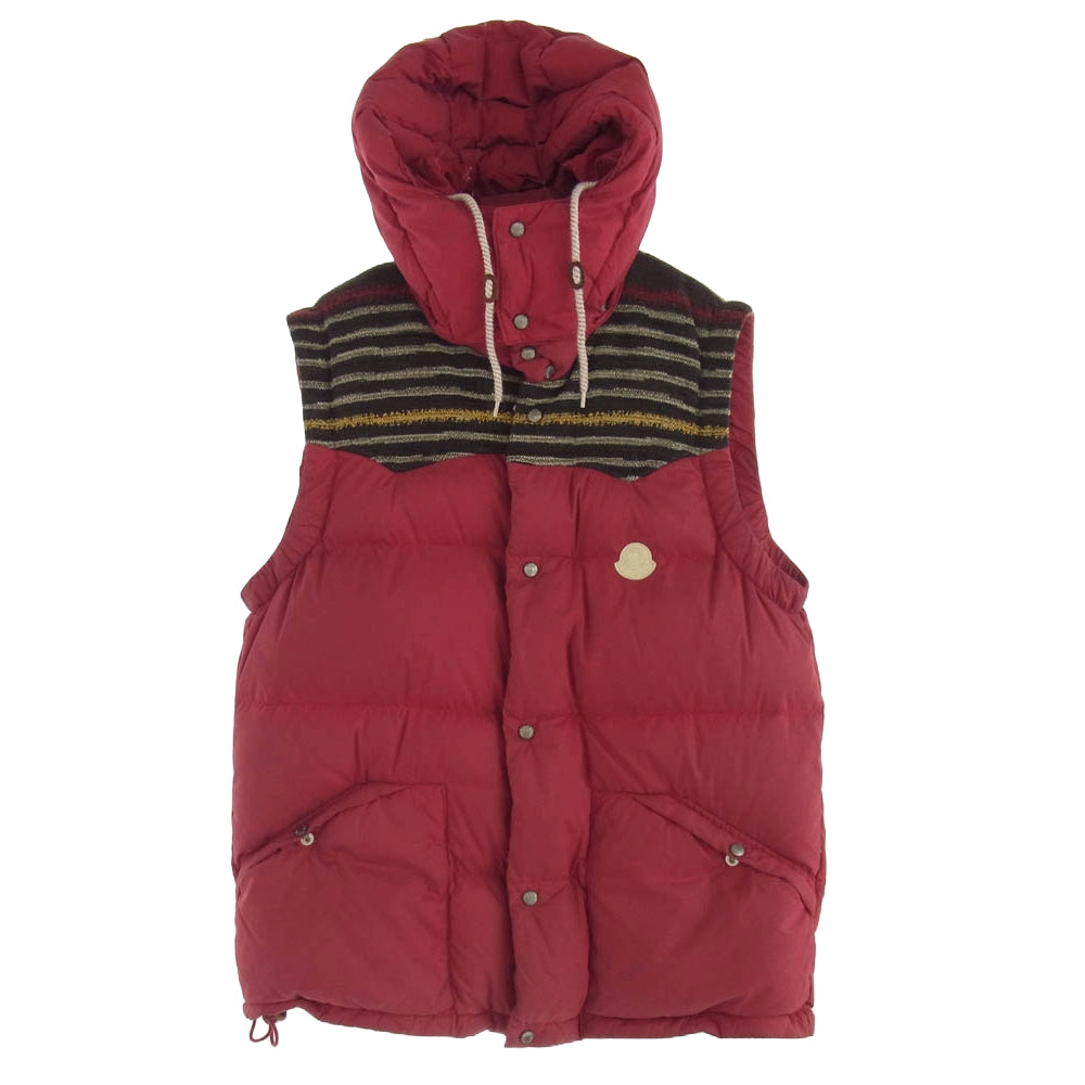 MONCLER モンクレール MONCLER V GYANTSE ギャンツェ ダウン ベスト レッド系【中古】
