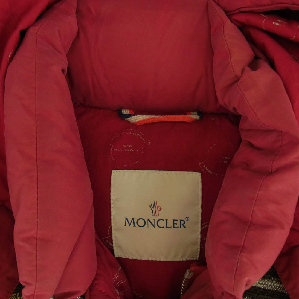 MONCLER モンクレール MONCLER V GYANTSE ギャンツェ ダウン ベスト レッド系【中古】