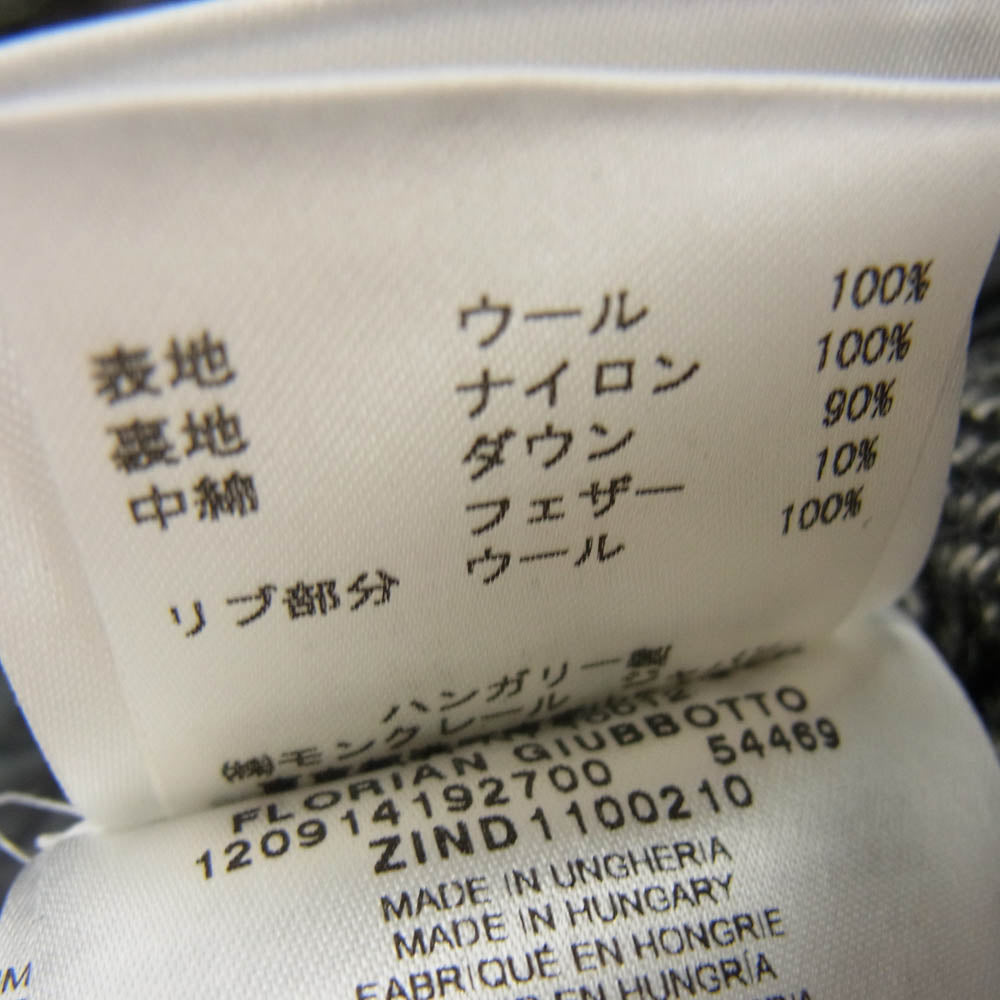 MONCLER モンクレール FLORIAN フロリアン ダウン ジャケット グレー系 1【中古】