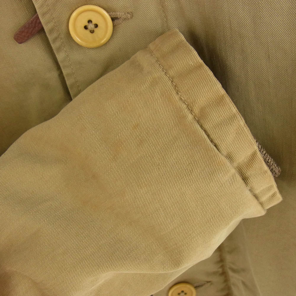 VISVIM ビズビム VS0001576 DECKHAND JKT WIND STOPPER デックハンド ウィンドストッパー 裏ボア ジップアップ N-1 デッキ ジャケット カーキ系 M【中古】