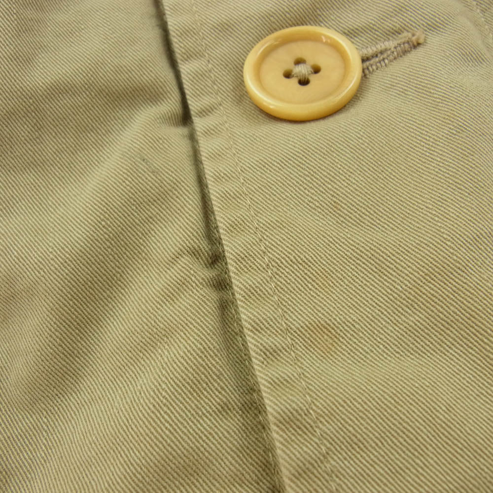 VISVIM ビズビム VS0001576 DECKHAND JKT WIND STOPPER デックハンド ウィンドストッパー 裏ボア ジップアップ N-1 デッキ ジャケット カーキ系 M【中古】