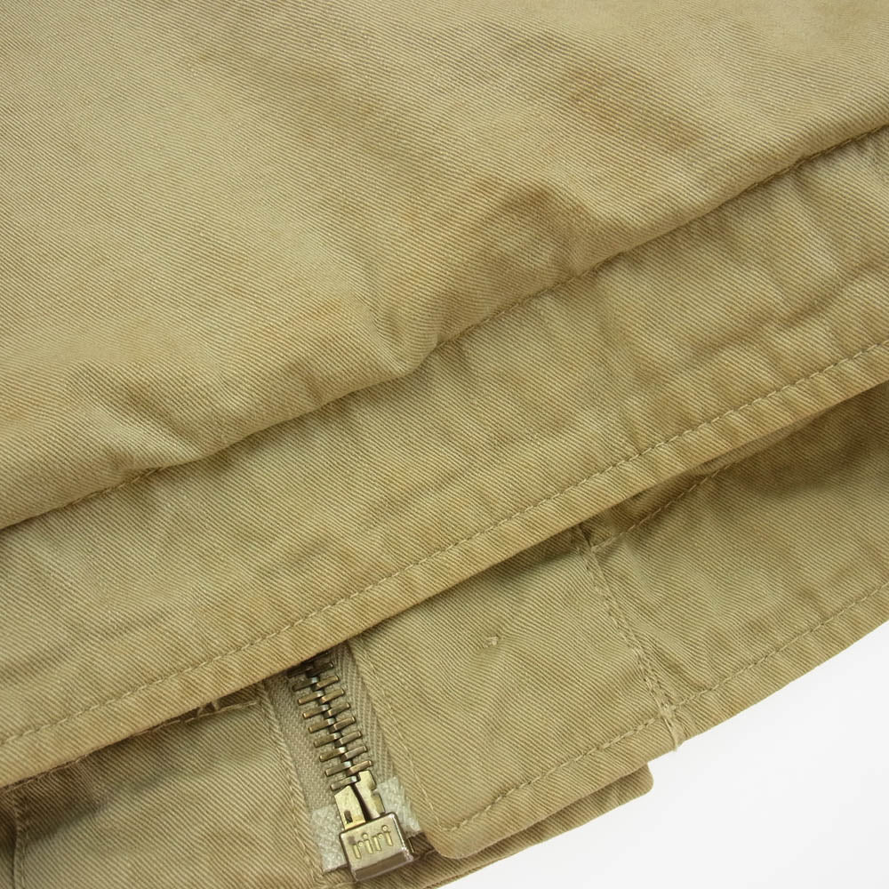 VISVIM ビズビム VS0001576 DECKHAND JKT WIND STOPPER デックハンド ウィンドストッパー 裏ボア ジップアップ N-1 デッキ ジャケット カーキ系 M【中古】