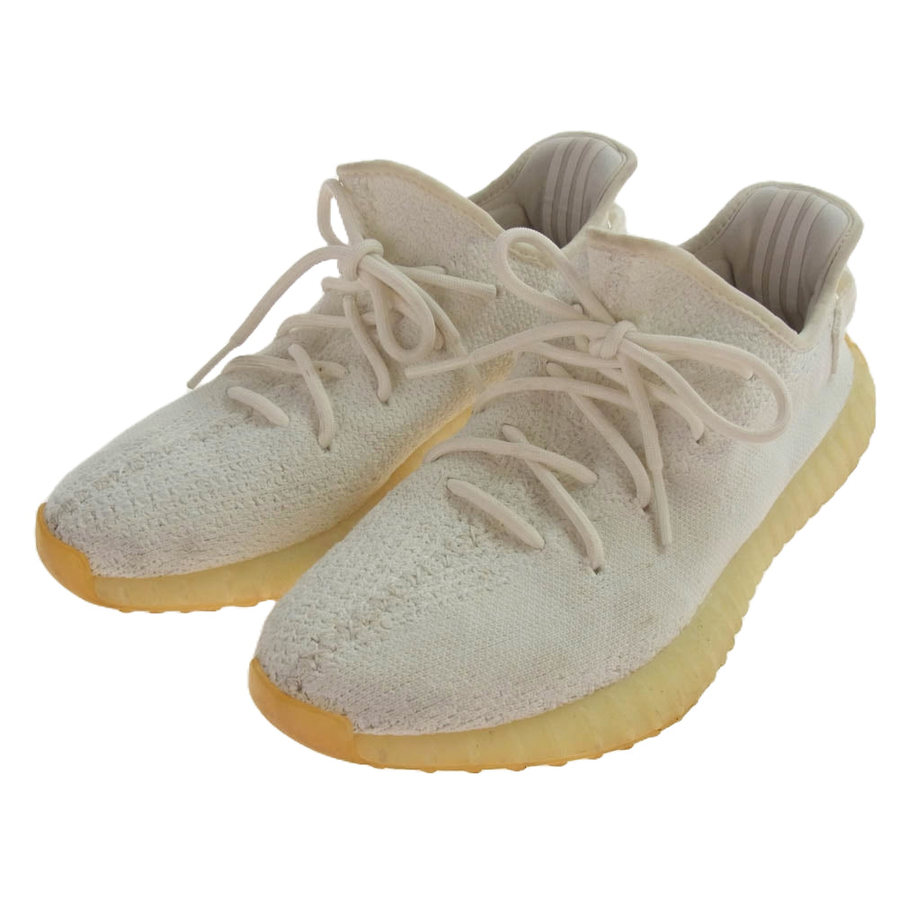 adidas アディダス CP9366 YEEZY Boost 350 V2 Cream White イージーブースト 350V2 クリーム ホワイト スニーカー オフホワイト系 28cm【中古】