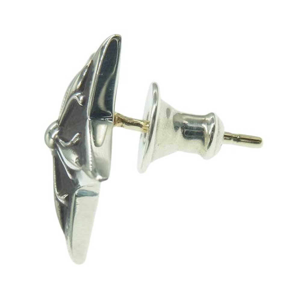 CHROME HEARTS クロムハーツ（原本有） Large 5P STAR STUD ラージ ファイブポイント スター スタッド ピアス シルバー系【中古】