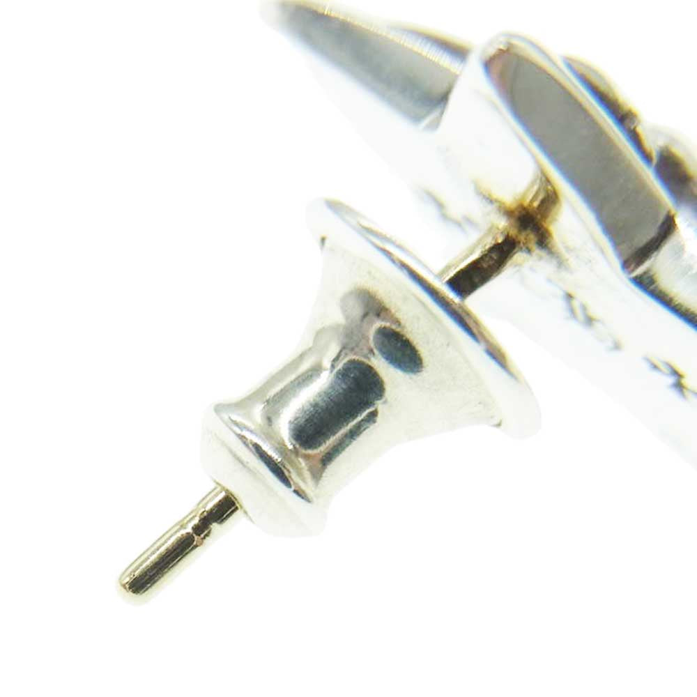CHROME HEARTS クロムハーツ（原本有） Large 5P STAR STUD ラージ ファイブポイント スター スタッド ピアス シルバー系【中古】
