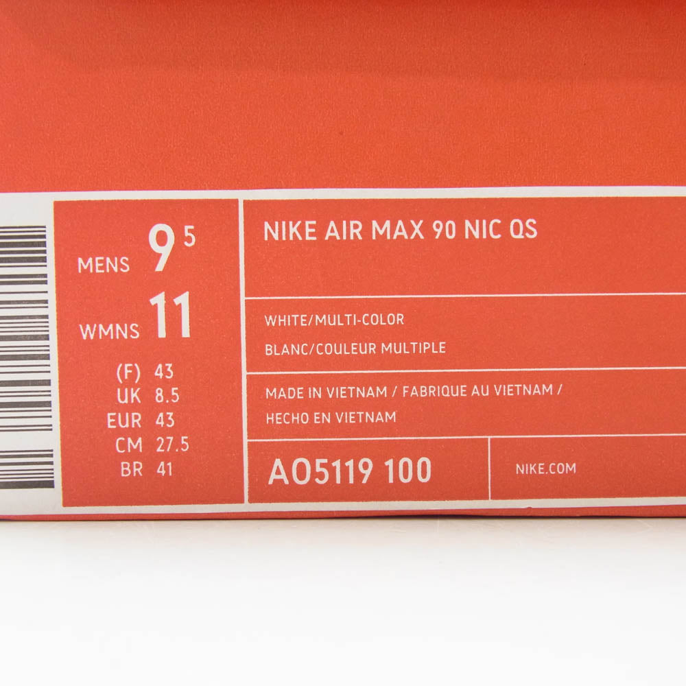 NIKE ナイキ AO5119-100 AIR MAX 90 NIC エアマックス90 スニーカー マルチカラー系 27.5cm【中古】
