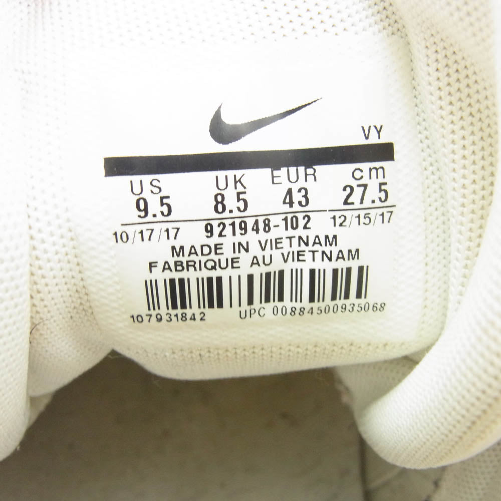 NIKE ナイキ 921948-102 AIR MORE UPTEMPO モア アップテンポ スニーカー ホワイト系 27.5cm【中古】