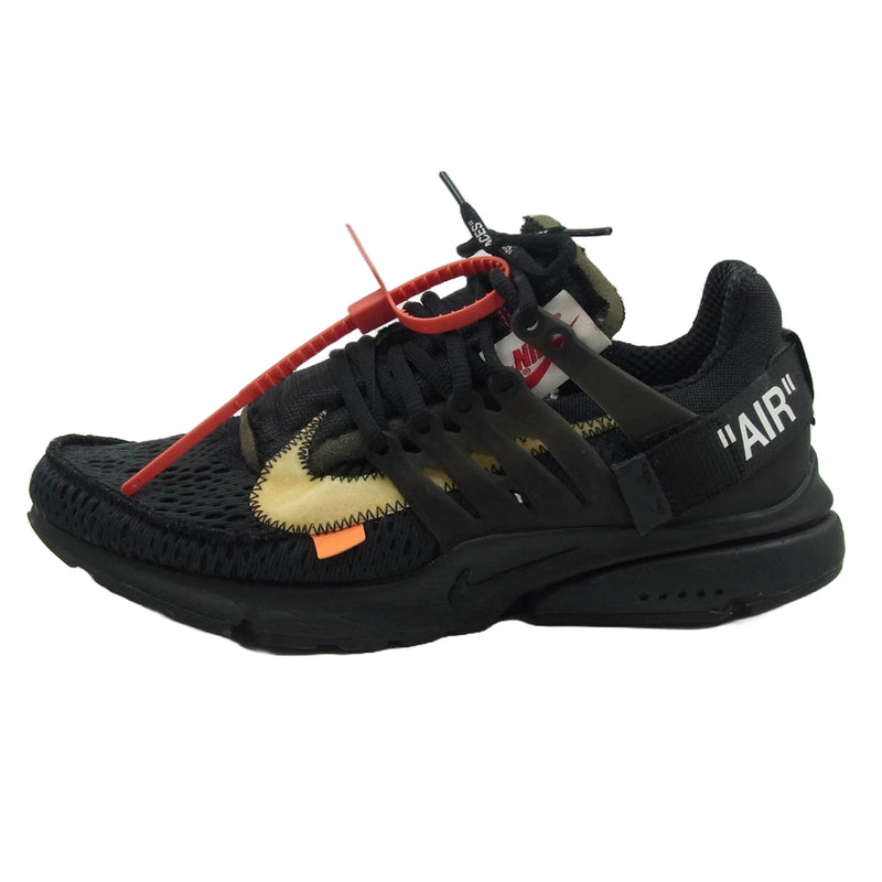 NIKE ナイキ AA3830-002 フェイクバスターズ鑑定済 Off-White Air Presto オフホワイト エアプレスト スニーカー ブラック系 28cm【中古】