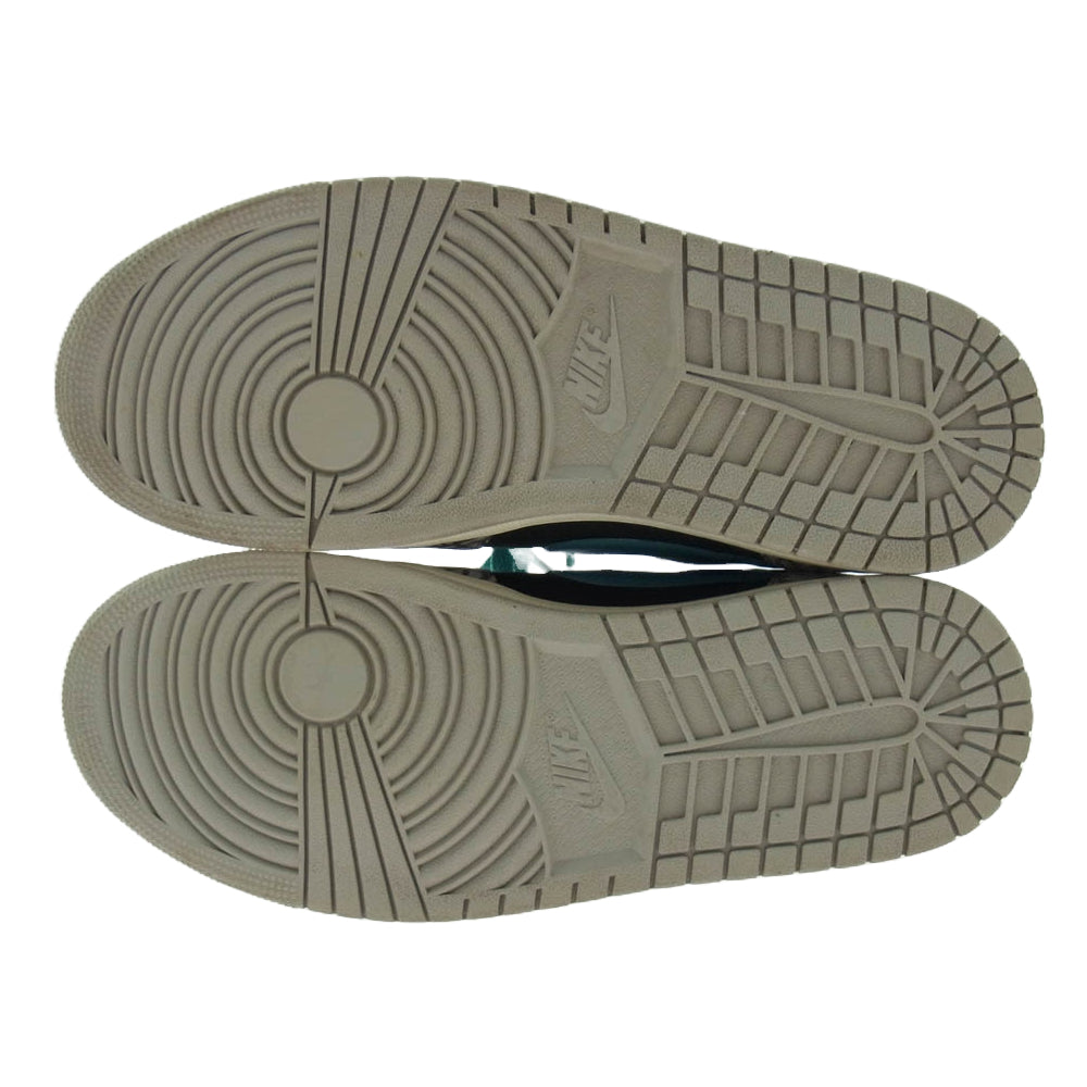 NIKE ナイキ CZ0790-001 AIR JORDAN1 RETRO LOW Black Cement AJ1 エアジョーダン 1 レトロ ロー ブラックセメント カスタム ローカット スニーカー ブラック系 ライトブルー系 27.5cm【中古】