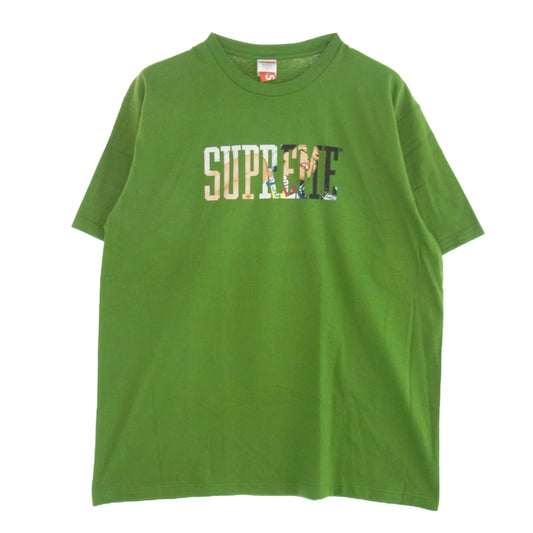 Supreme シュプリーム 24AW Tera Patrick Tee テラパトリック Ｔシャツ 半袖 カットソー グリーン系 XL【極上美品】【中古】