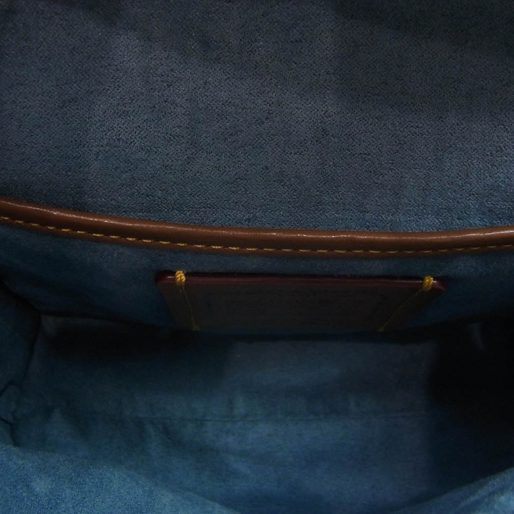 COACH コーチ 29417 Parker 18 in colorblock signature canvas パーカー 18 2WAY チェーン ショルダーバッグ ハンドバッグ グリーン系【中古】