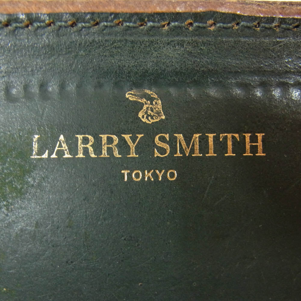 LARRY SMITH ラリースミス TRUCKERS WALLET LIMITED WALLET レザー トラッカー リミテッド ウォレット グリーン系【中古】
