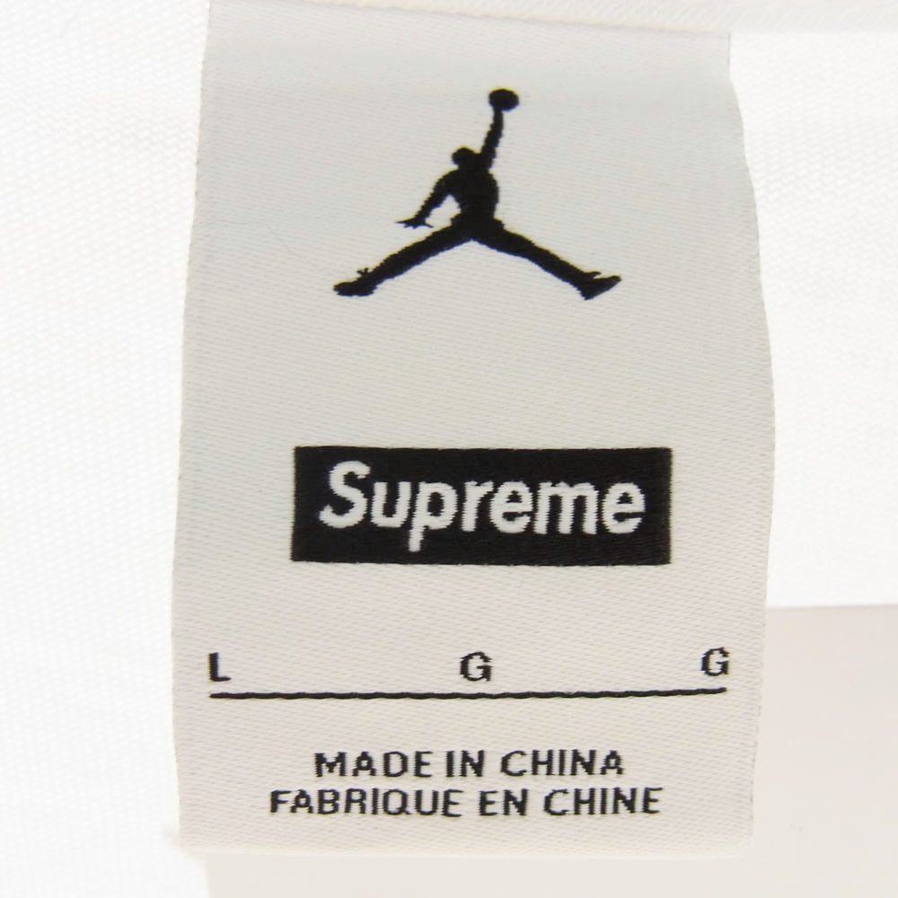 Supreme シュプリーム 24AW Jordan Biggie S/S Top Tee ジョーダン ビギー ショート スリーブ トップ 半袖 Tシャツ ホワイト Lサイズ ホワイト系 L【新古品】【未使用】【中古】