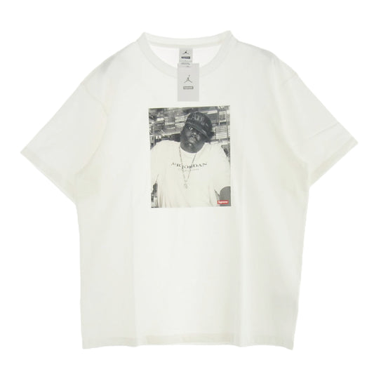 Supreme シュプリーム 24AW Jordan Biggie S/S Top Tee ジョーダン ビギー ショート スリーブ トップ 半袖 Tシャツ ホワイト Lサイズ ホワイト系 L【新古品】【未使用】【中古】